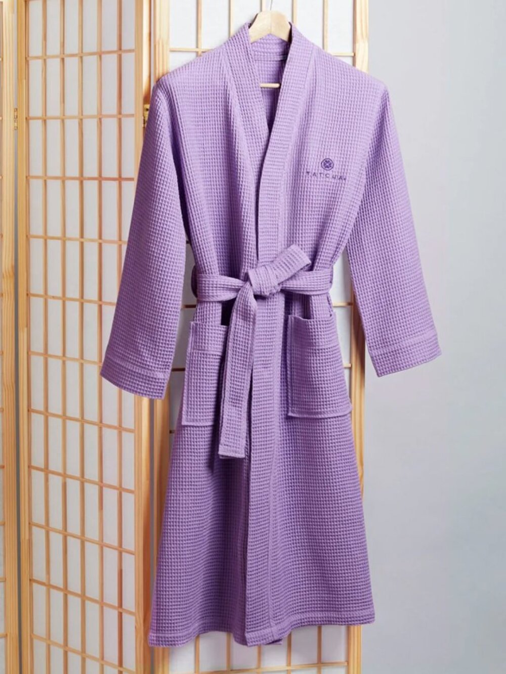 NWT Tatcha x Coyuchi Organic Cotton Waffle Robe M/L